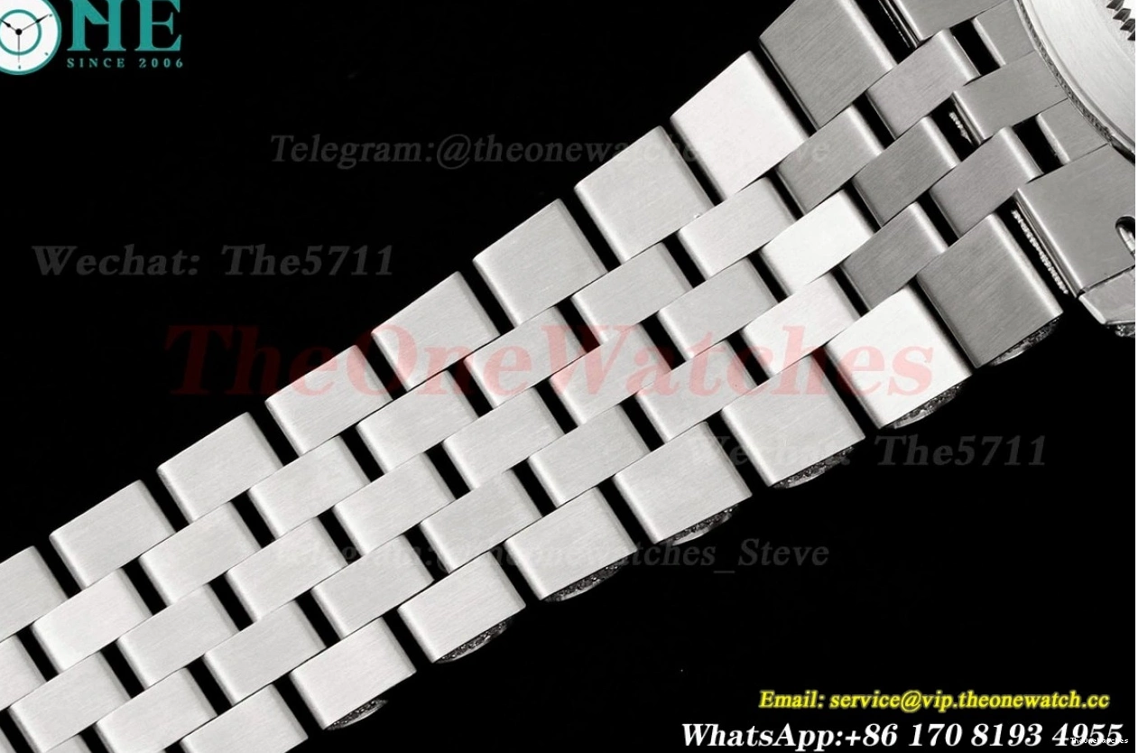 Diamonds A2824 SS GMF Datejust 41mm 904L SS Full Dia Stk 0223